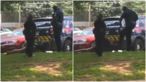 ‘Unacceptable’: Atlanta Officer Seen Delivering Head Kick to Handcuffed Mentally Ill Woman Suspended Without Pay; Second Cop Relieved of Duty for Not Stopping Him