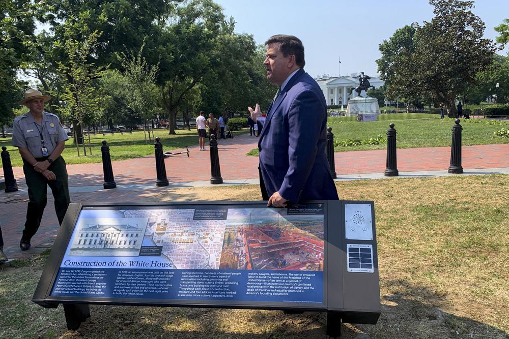 DC park display honors enslaved people who built White House