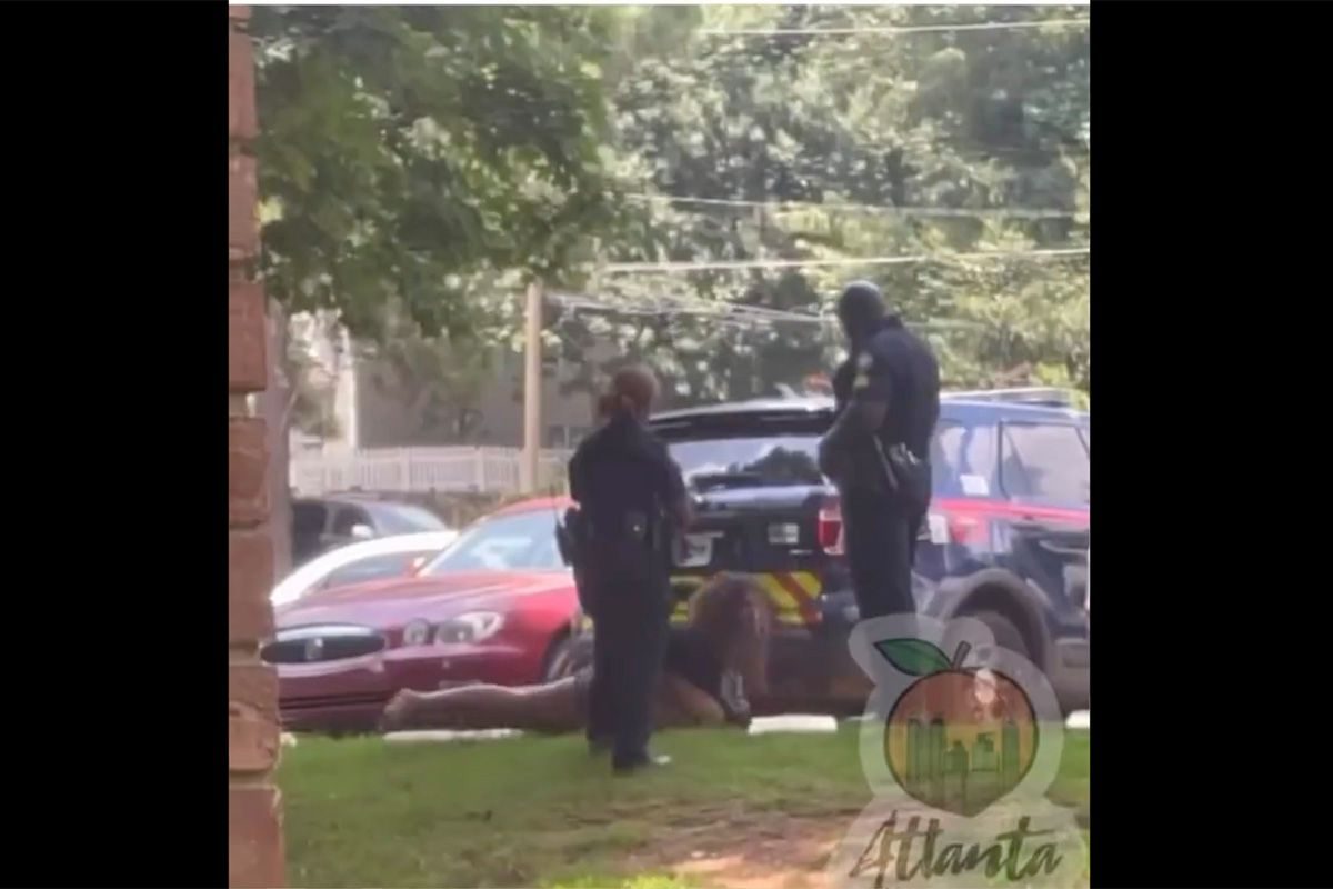 Fired! Atlanta Cop Caught On Video Kicking Handcuffed Woman In The Face Loses His Job