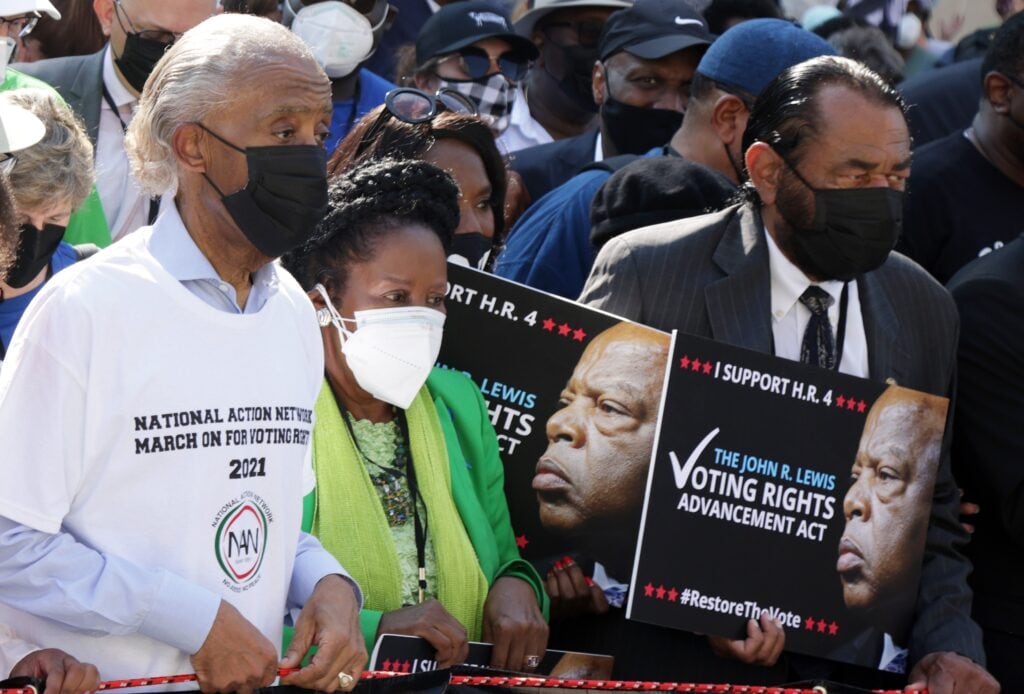 Thousands march in Washington for voting rights, DC statehood and police reform