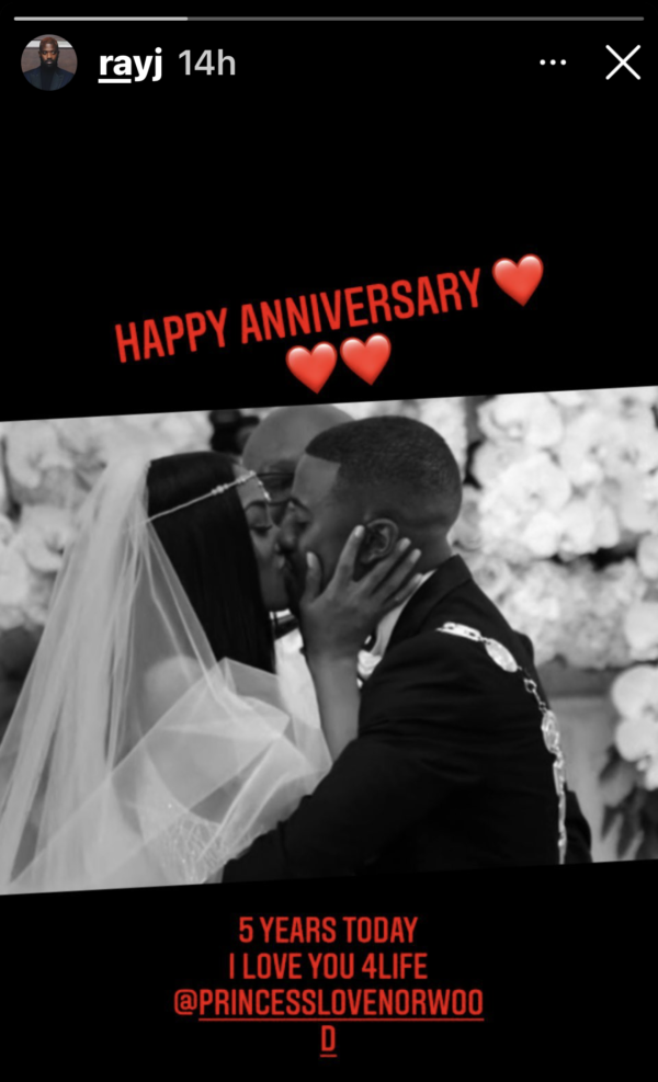 ‘Are They Together Together or Together Apart?’: Ray J’s Marriage Anniversary Post to Wife Princess Love Gets Derailed After Fans Question the Couple’s Relationship Status