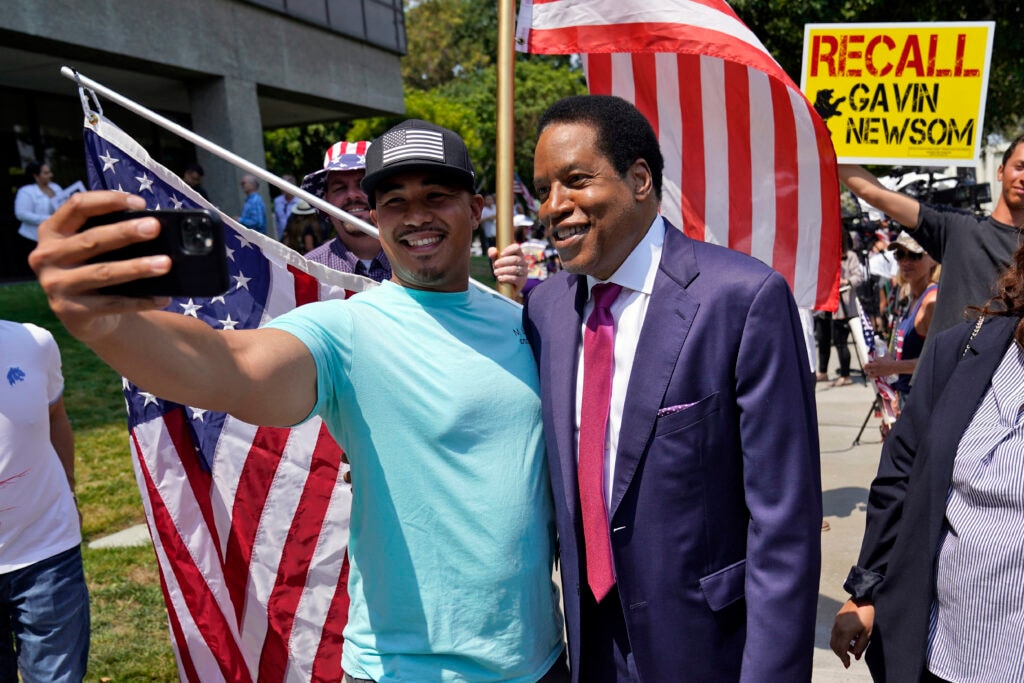 Larry Elder continues California gubernatorial run despite allegations of ’emotional misconduct’ from ex