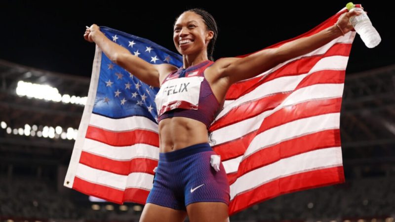 Allyson Felix makes history with 10th Olympic medal