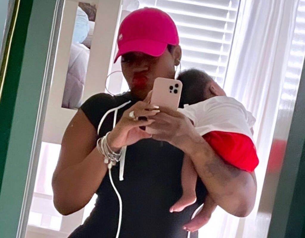 Fantasia shares mirror selfie of post-baby body: ‘Never had these hips’