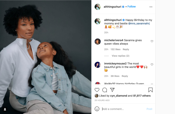 Zhuri James Wishes ‘Mommy and Bestie’ Savannah a Happy Birthday with Breathtaking Photo, LeBron James Throws Surprise Birthday Party