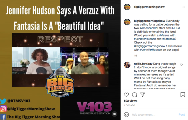 ‘Let Me Get My Soul Food Menu Ready’: Jennifer Hudson Says She’s Down to Do a Verzuz Battle with Her ‘American Idol’ Alum Fantasia Barrino