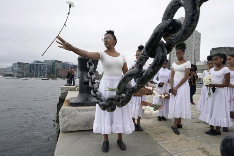 Marker honoring enslaved Africans dedicated in Boston