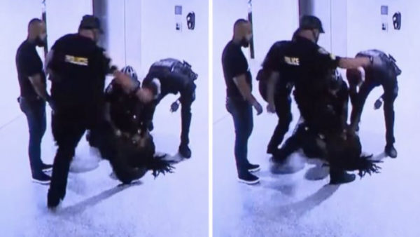 ‘It’s Just Inexcusable’: Five Hispanic Miami Beach Officers Charged as Video of Them Beating Two Black Men In Hotel Lobby — One Who Was Just Recording — Is Released