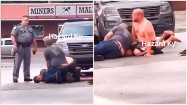 ‘What Is Happening’: Kentucky State Police Address Viral TikTok of Two White Men Sitting on Black Man While Trooper Watches