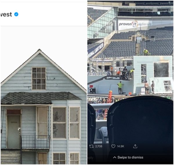 ‘He Needs to Stop the BS’: Kanye Has Childhood Home Replicated at Chicago Stadium Ahead of Third ‘DONDA’ Listening Event