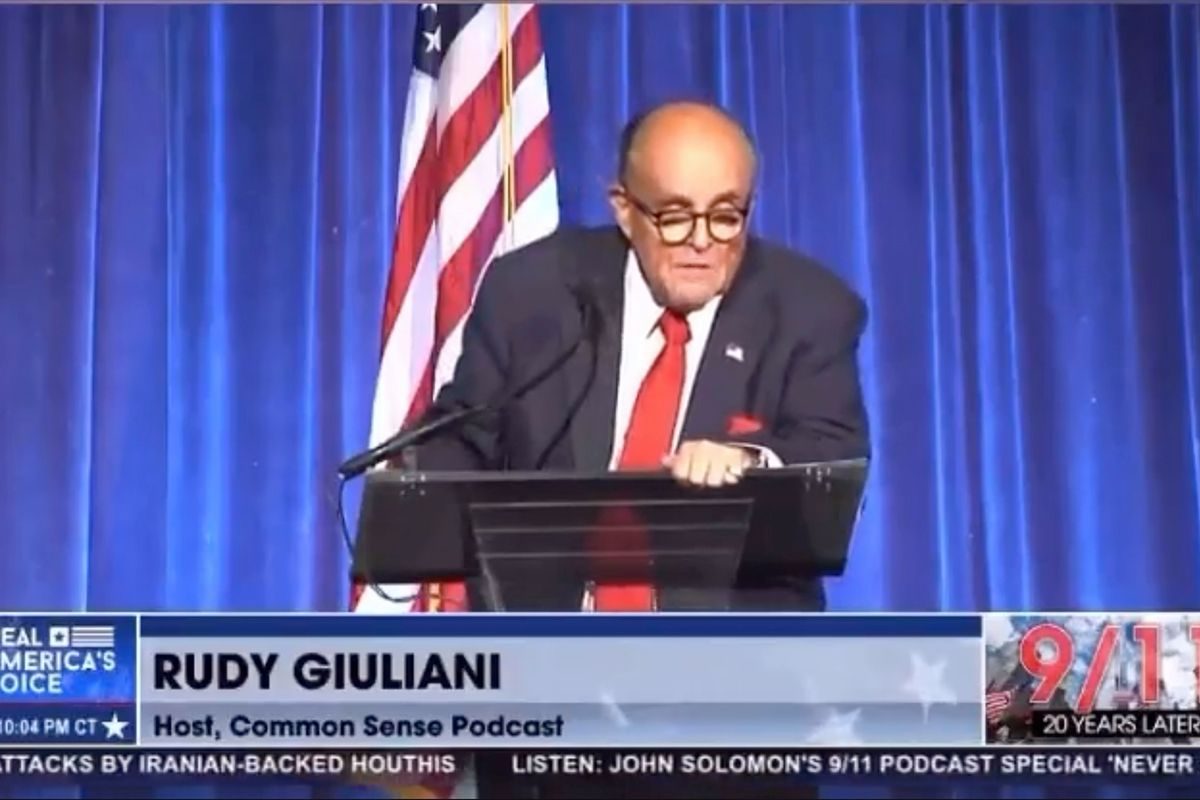 Video Shows ‘Drunk’ Rudy Giuliani Slurring Words In 9/11 Speech Weeks After Saying He’s ‘Not An Alcoholic’