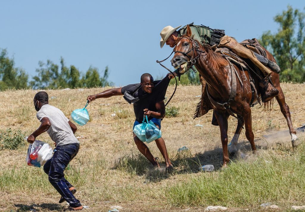 Harrowing Photos Of Border Patrol With Whips On Horseback Hunting Haitian Migrants Evoke Images Of Slavery