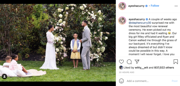 ‘I’m Not Crying’: Stephen Curry Surprised Ayesha Curry with Vow Renewal Ceremony with Kids After 10 Years of Marriage