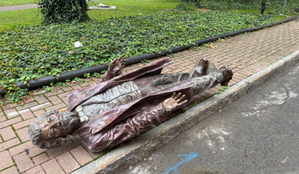 ‘Some Questionable Forces’: Frederick Douglass Statue Toppled from Base In Rochester, New York; Police Investigating