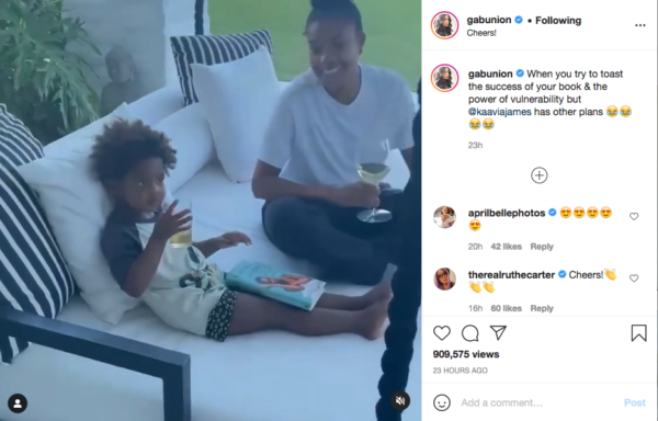 ‘Baby Girl Had Things to Do’: Gabrielle Union’s Celebratory Toast Gets Derailed After Daughter Kaavia James Steals the Spotlight