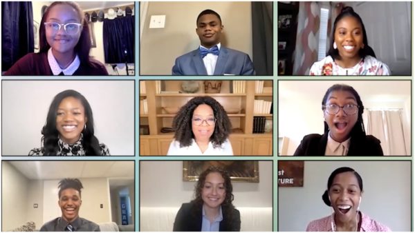 Inaugural Class of Oprah Winfrey Leadership Scholars Get Surprise Video Call Informing Them of Their Scholarships from Winfrey Herself