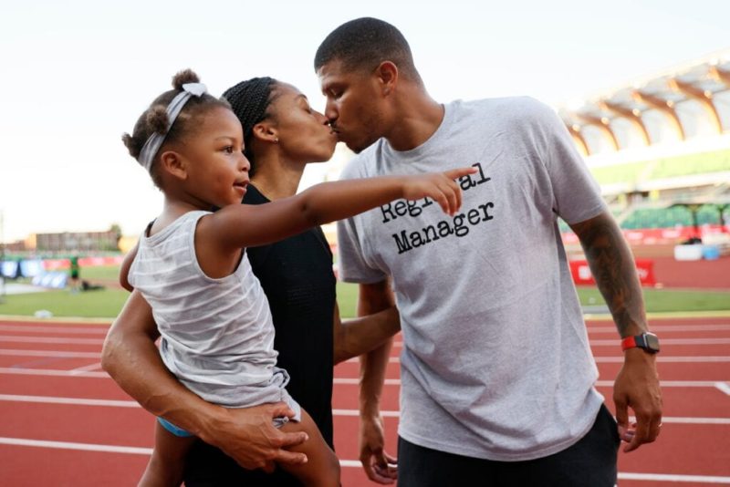 Allyson Felix, Kenneth Ferguson renew wedding vows