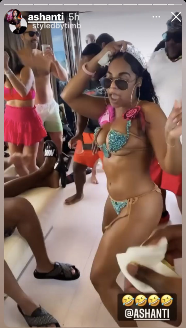 ‘No Wonder Nelly Went for That Hug’: Ashanti’s Seductive Bikini Video Ignites a Social Media Commotion, Fans Bring Up Singer’s Ex Nelly