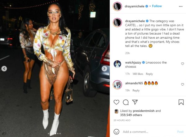 ‘Tacky as Hell’: Draya Michele’s Barely- There Chain Link Skirt Flops with Fans