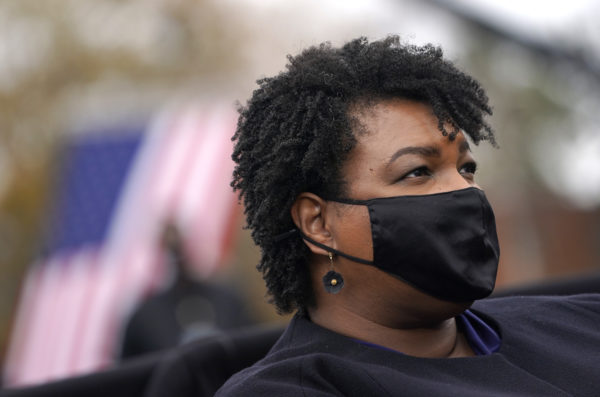 ‘It’s Irrelevant’: Stacey Abrams Issues Response to Donald Trump Seemingly Endorsing Her Following His Fallout with Gov. Kemp