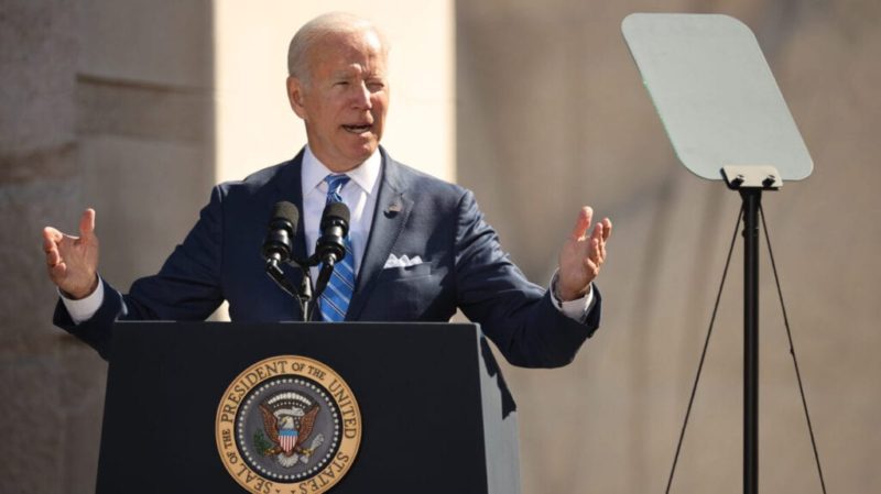 Biden honors MLK memorial on anniversary, shouts out Morehouse College