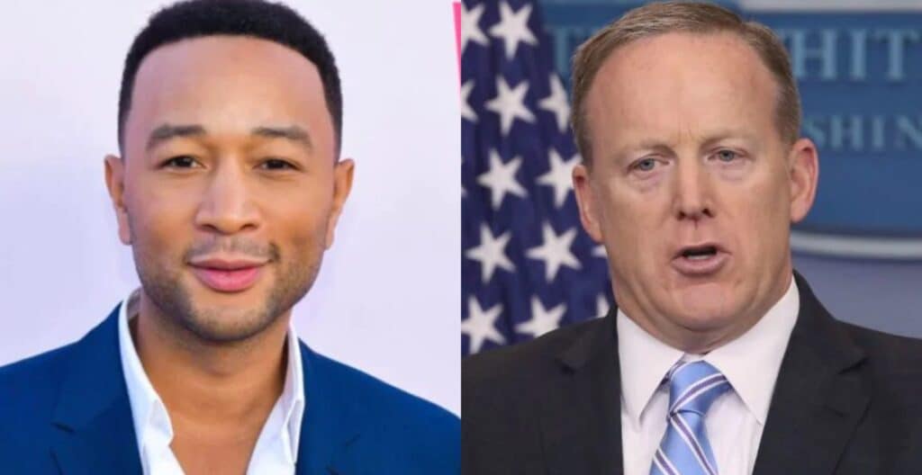 John Legend claps back at Sean Spicer over singer’s ad on voting rights