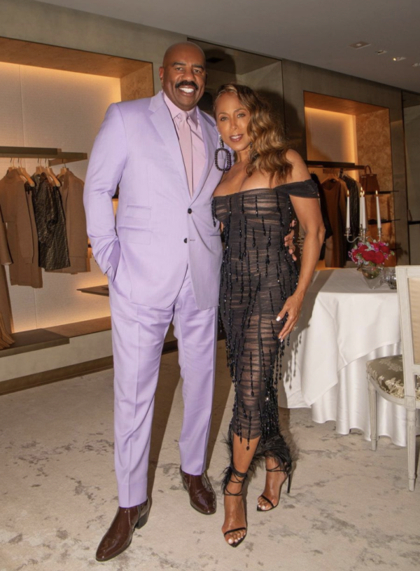 ‘U Need A Bra’: Steve Harvey’s ‘Flex’ Post with Wife Marjorie Harvey Goes Left When Fans Focus on Her See-Through Dress