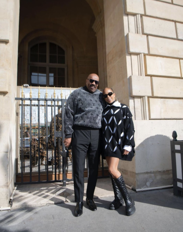 ‘Steve Kept It Simple Today’: Steve and Marjorie Harvey Snuggle Up In a Photo Together While Flaunting Their Expensive Outfits