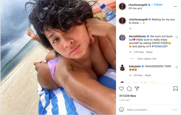 ‘Got Them Cheeks Out’: Tammy Rivera Flaunts a Fresh Face In Sexy Beach Selfie
