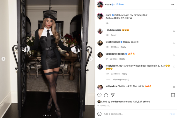 ‘Oh This Is It’: Ciara Shows Off Her Sexy In Her Birthday Suit and Fans Are Loving It