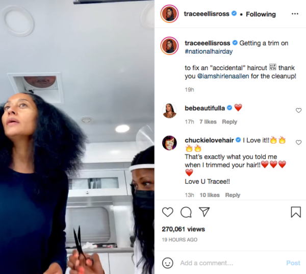 ‘There is a Giant Hole Back Here’: Tracee Ellis Ross Reveals That Someone ‘Hacked Up’ Her Hair