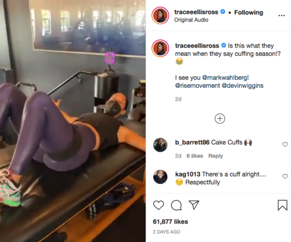 ‘U Ain’t Slick Ms. Ross’: Tracee Ellis Ross Workout Video Derails When Fans Focus on Her Derrière