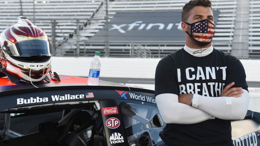 Bubba Wallace is winning, and he doesn’t care what you think