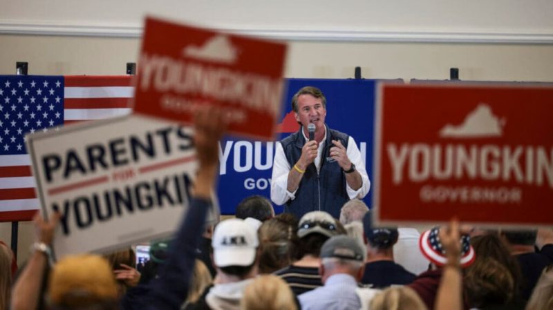 Glenn Youngkin’s son tried to vote despite being 17-years-old