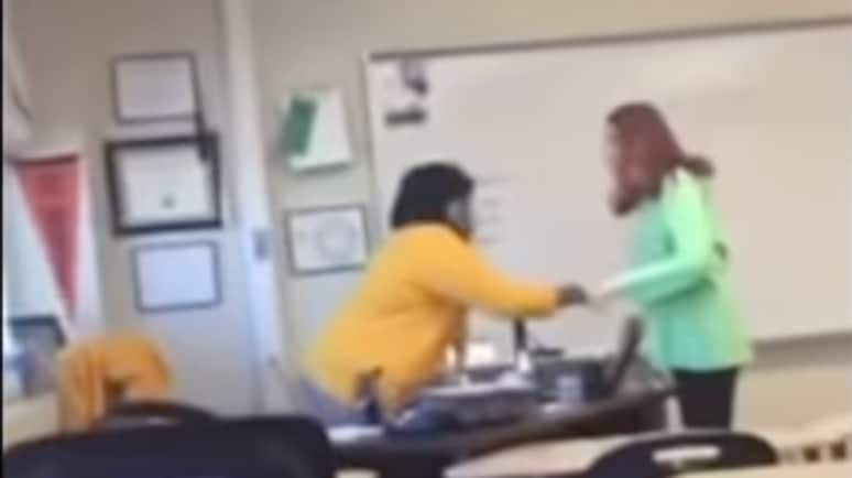 Texas school investigating after White student attacks Black teacher in viral video