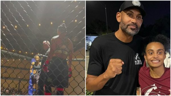 ‘Still In Awe’: Watch Grant Hill and Tamia’s Daughter Demolish Her Opponent In MMA Debut