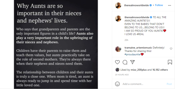 ‘The Babies That Don’t Belong to Us….Belong to Us’: Mo’Nique Has a Message for All the ‘Aunties’ Out There 