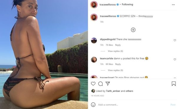 ‘So Many Men Punching the Air RN’: Tracee Ellis Ross Leaves Fans  ‘Thirstayyyyyy’ After Posting This Poolside Photo
