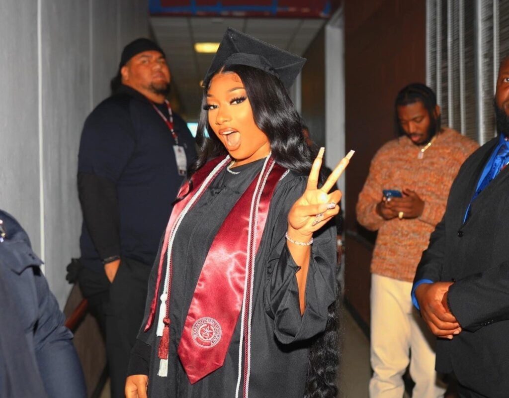 Megan Thee Stallion has officially graduated from Texas Southern University