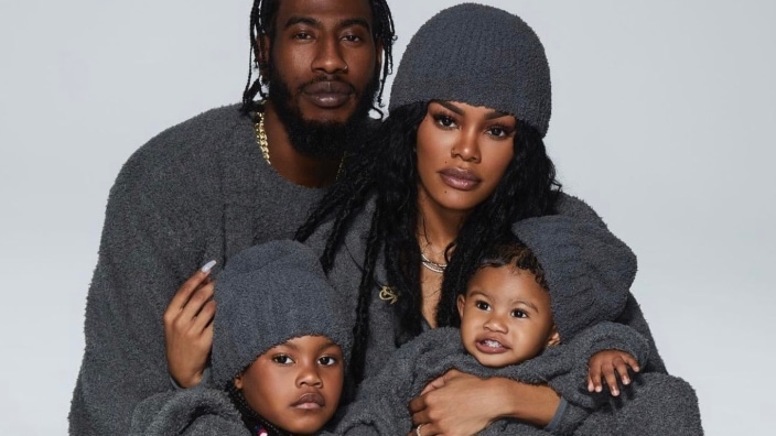 Teyana Taylor, Iman Shumpert model new SKIMS line with daughters