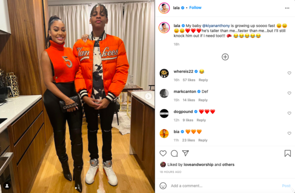 ‘He’s Taller Than You with the Heels On!’: La La Anthony’s Post with Her Son Kiyan Left Fans Shocked By the Pair’s Height Difference