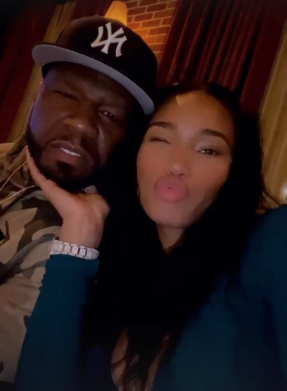 ‘That’s a Grin?’: 50 Cent’s Video with Girlfriend Cuban Link Goes Left After Fans Zoom in on the Rapper’s Smile