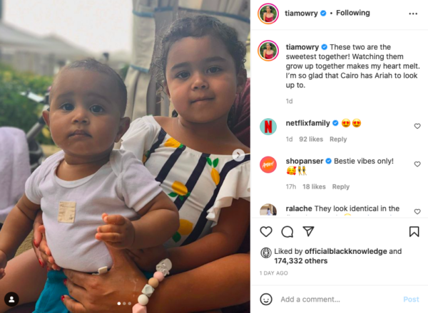 ‘Those Genes are Strong’: Tia Mowry’s Post of Her Daughter and Tamera’s Daughter Has Fans Doing a Double Take