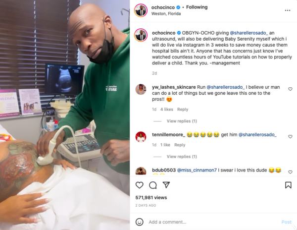 ‘Captain Frugal at It Again’: Chad Johnson Jokingly Claims He’s Prepped to Deliver His Daughter After Watching Tutorials