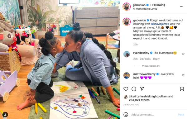 ‘The Hair and the Sentiment’: Gabrielle Union Claims Daughter Kaavia James Helped Put Things in Perspective After ‘Rough’ Week, Fans React