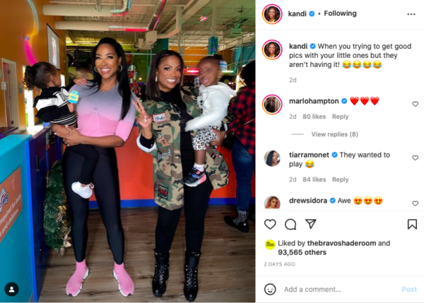 ‘The Struggle is Real’: Kandi Burruss and Kenya Moore’s Pic with Daughters Derails When This Happens