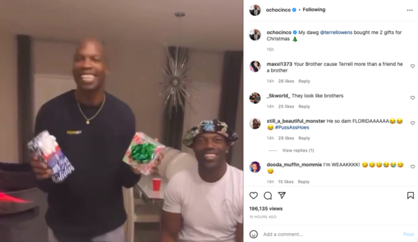 ‘They Look Like Brothers’: Chad Johnson’s Video with Friend Terrell Owens Has Fans Doing a Double Take