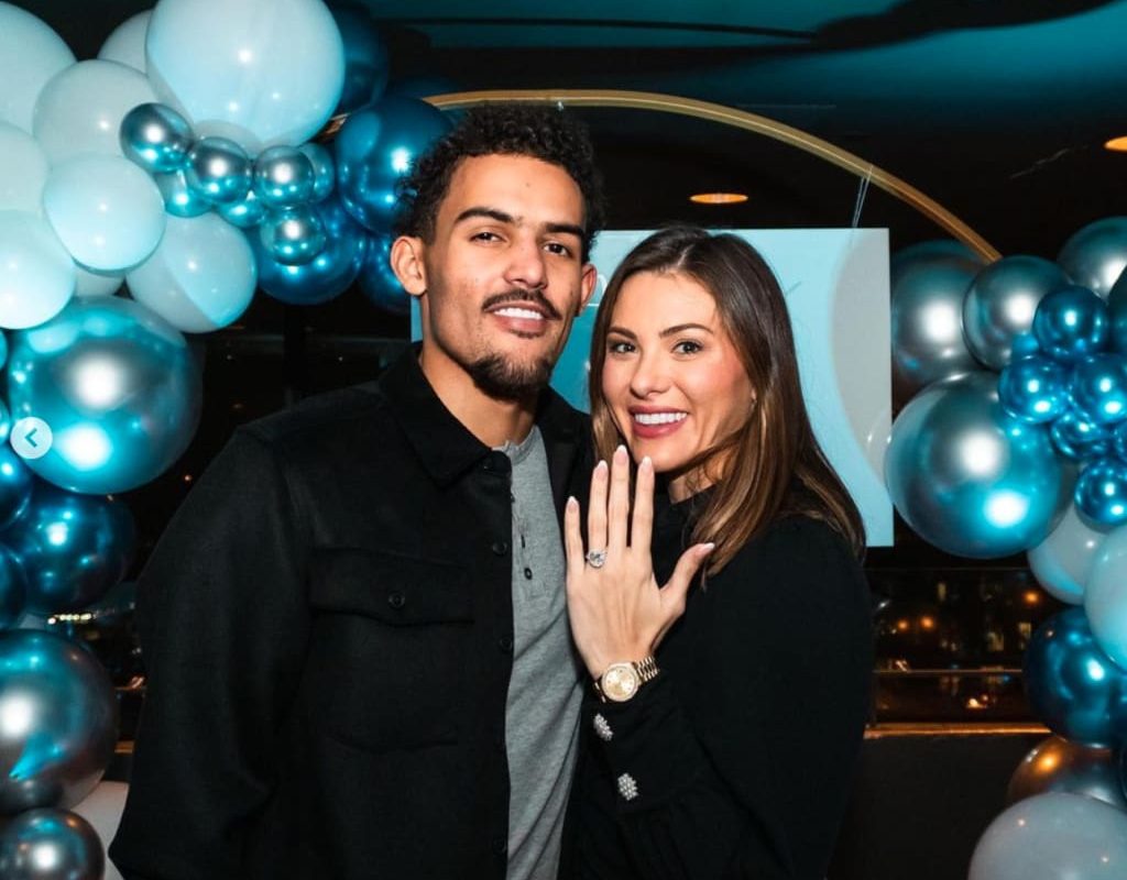 NBA star Trae Young announces engagement to girlfriend Shelby Miller