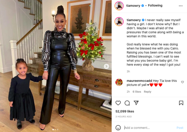 ‘Daughters Are Great Blessings’: Tia Mowry Reveals the Fear She Had of Becoming a Mother to a Girl, Fans Show Their Support