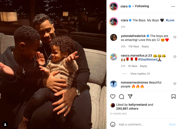 ‘You Have Some Handsome Boys’: Fans Fawn Over Ciara’s Photo of Her Husband and Sons